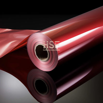 50 Microns Opaco PET Vermelho Fluorosilicone Film de Liberação de Silicone revestido de silicone Lado Ferida em