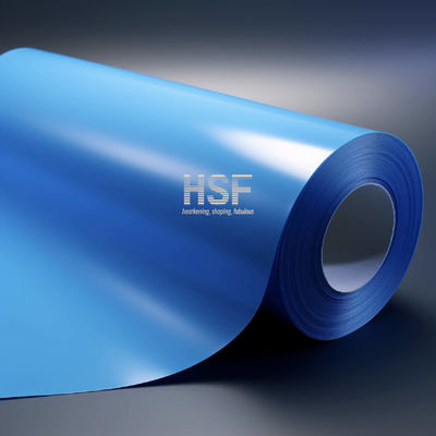 50 μM Filtro de polietileno monoaxialmente orientado azul para embalagens, agricultura, construção, medicina, etc.