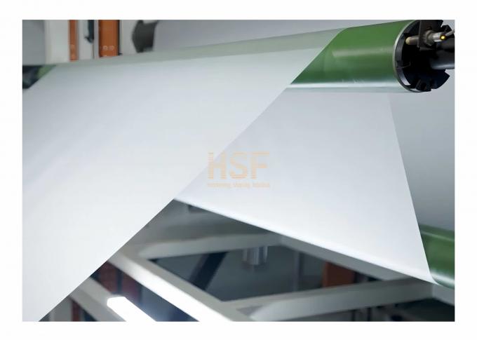 Close-up view of 200Î¼m TPU Film surface and clarity