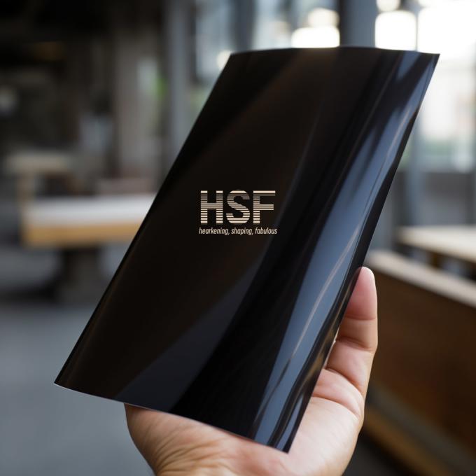 36μm Black PET Non Silicone Coated Release Film sample